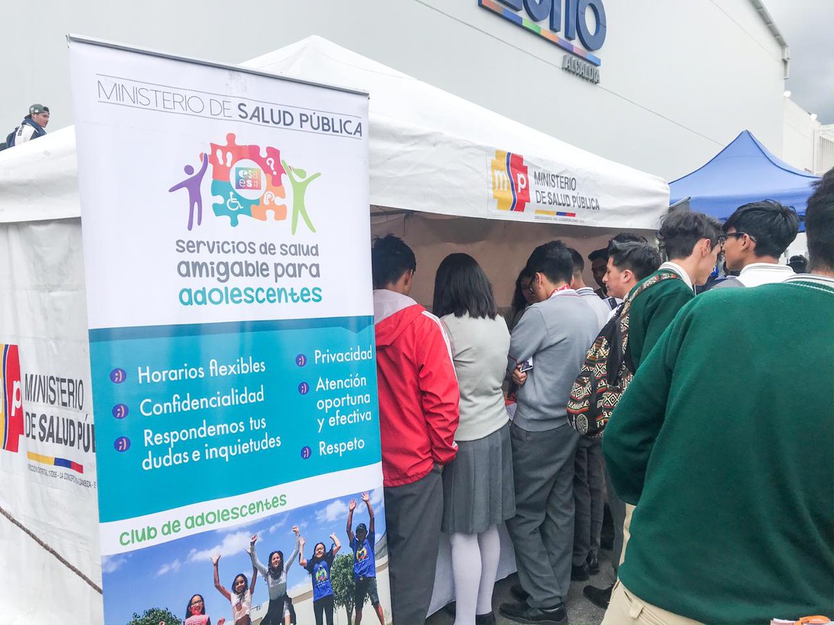 SaludPichincha's tweet photo. #Quito| La feria de universidades #YQSCAMP se llevó a cabo en el Parque Bicentenario con la participación del Distrito 17D05 @Salud_CZ9; en la cual se ubicó stand para brindar información oportuna sobre salud sexual y reproductiva que garantiza una #SaludAmigableParaAdolescentes https://t.co/ToIDNuNQaz