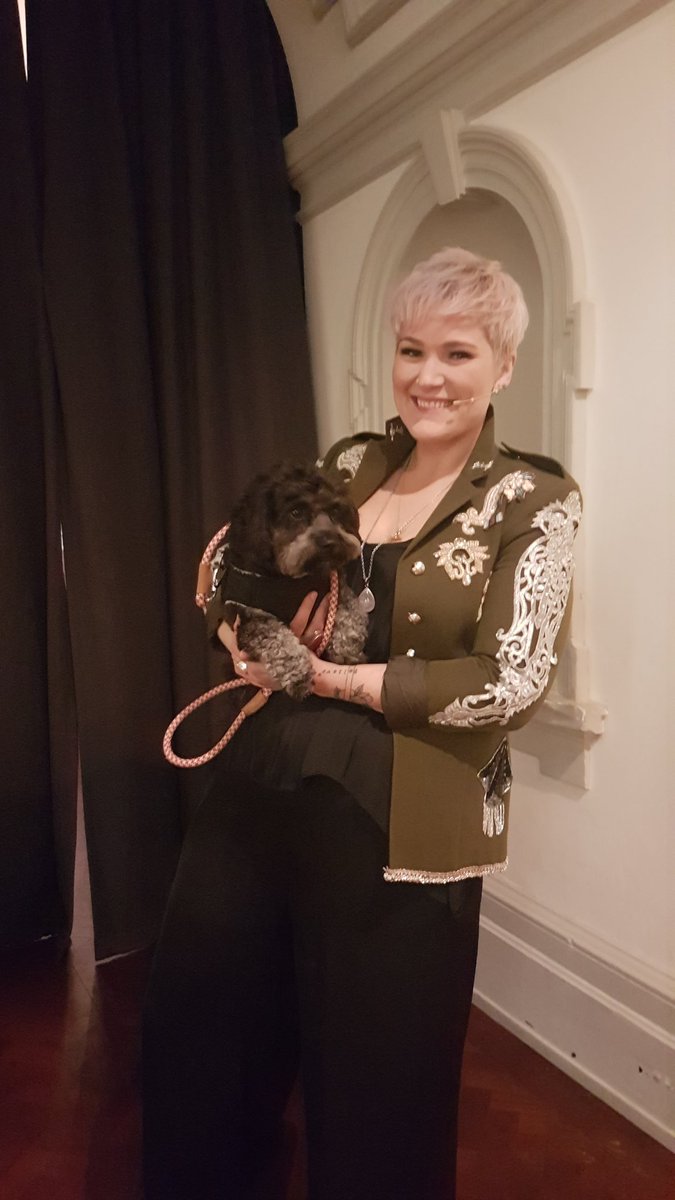 NCLBchelt's tweet photo. It's Camilla and Chip!! #NCLBawards has well and truly started🎉 @JustShutUpDance https://t.co/c1a440VYja