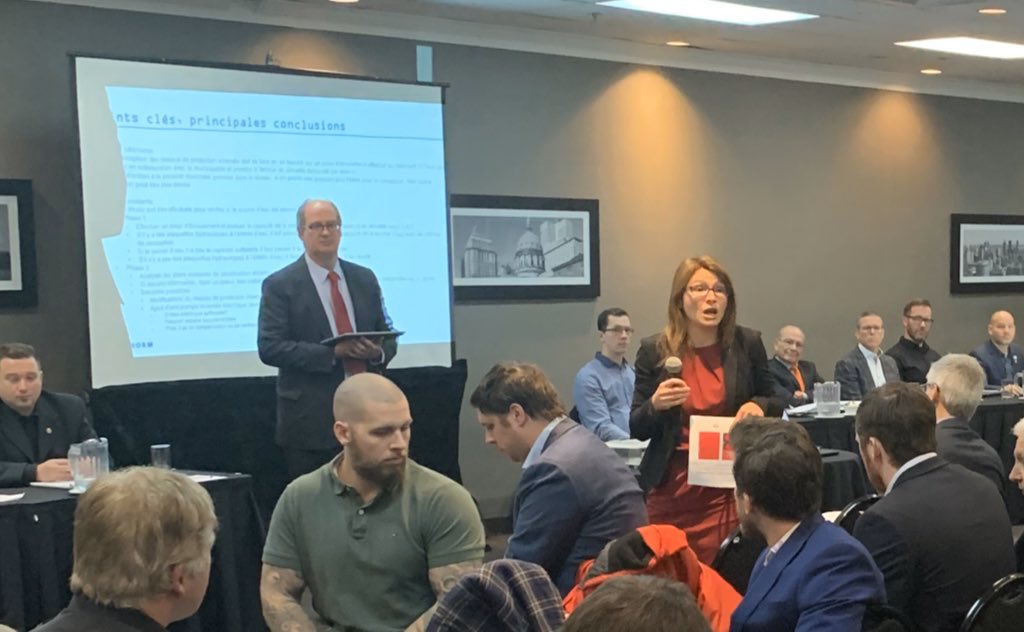 Présent à notre table ronde sur les réductions de pression : #ingénieurs, #serviceincendie, #propriétaires, #assureurs,#entrepreneurs. Excellente échange des infos en chemin pour trouver des solutions.