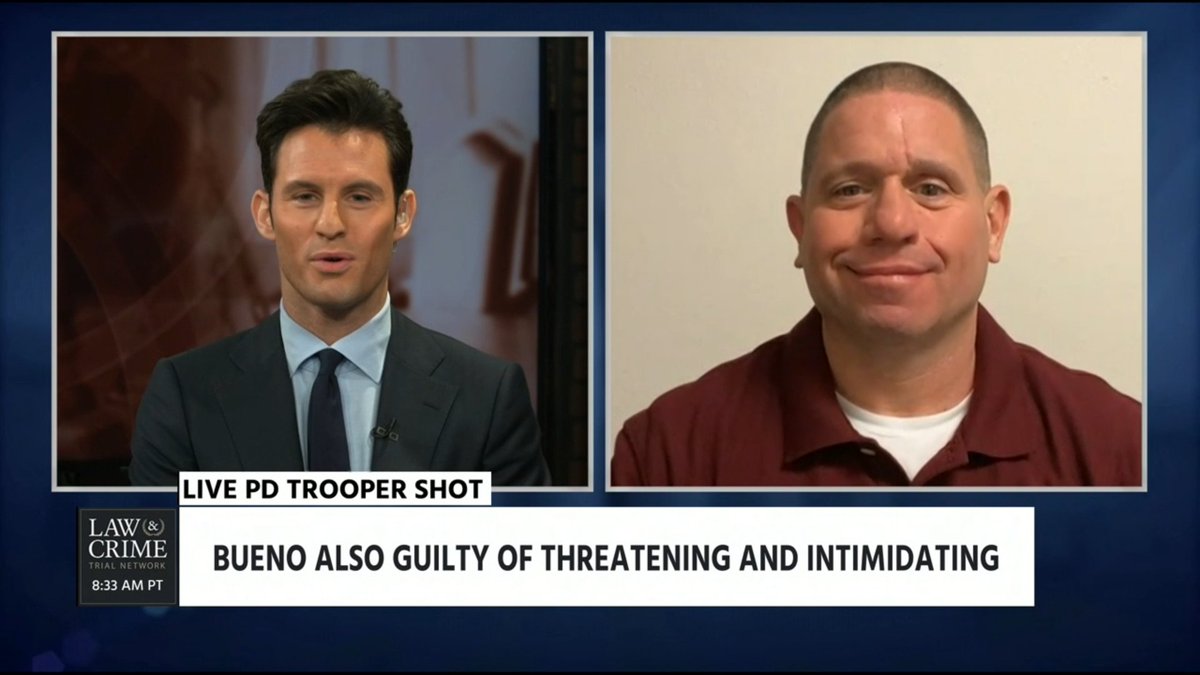 LawCrimeNetwork's tweet photo. #LivePdTrooper - NOW @Tpr_James_Casey joins @jessecordweber on @LawCrimeNetwork with his reaction to yesterday's sentence. https://t.co/EhO3VfVkm7