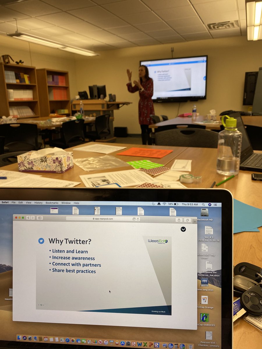 DrDianeELang's tweet photo. Cindy Caldwell from @WestEd is at @ouboces today and Friday sharing cutting edge strategies for using social media to enhance professional learning #VITALCollaboration https://t.co/g1fIIUBgQh