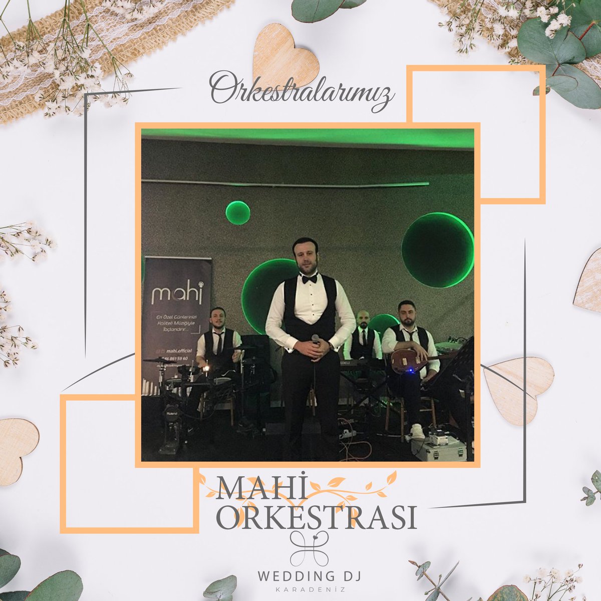 Mahi Orkestra olarak; düğün, davet, açılış, iş toplantıları, lansman ve özel günler gibi bireysel ve kurumsal organizasyonlarınızda kaliteli müzik hizmeti sunuyoruz.

#düğün #nişan #kına #müzisyen #orkestra #dj #organizasyon #balo #wedding #müzik #ajans