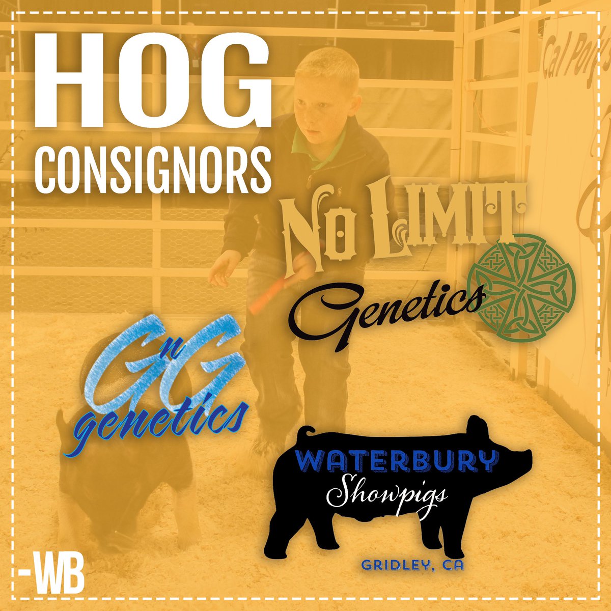 Now announcing the hog consignors for the 3rd Annual Best in the West Prospect Sale! Make sure you’re there Friday night!

#BestInTheWest #Bonanza36 #WB2020