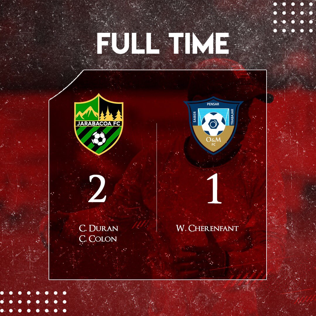 FT #JarabacoaFC 2 - 1 #OYMFC Así terminó nuestro segundo partido de pretemporada. #Pretemporada2020 #LDF2020