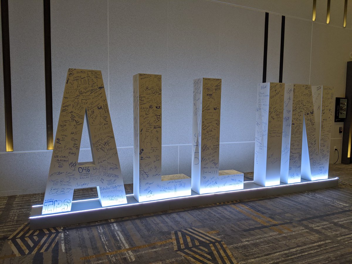 NMMeetings's tweet photo. Good morning Seattle! Make sure you stop by the 3rd floor and sign the ALL IN sign! #NMWRM2020 https://t.co/HhBVG7xHTF
