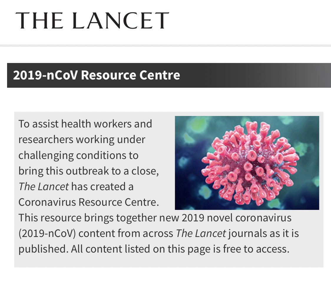 The primary sources I have been following on the coronavirus are:1) Lancet:  http://thelancet.com/coronavirus 2) NEJM:  http://nejm.org/coronavirus 3) JHU:  https://gisanddata.maps.arcgis.com/apps/opsdashboard/index.html#/bda7594740fd40299423467b48e9ecf6My credentials, if relevant: PhD with papers in microbial and clinical genomics.