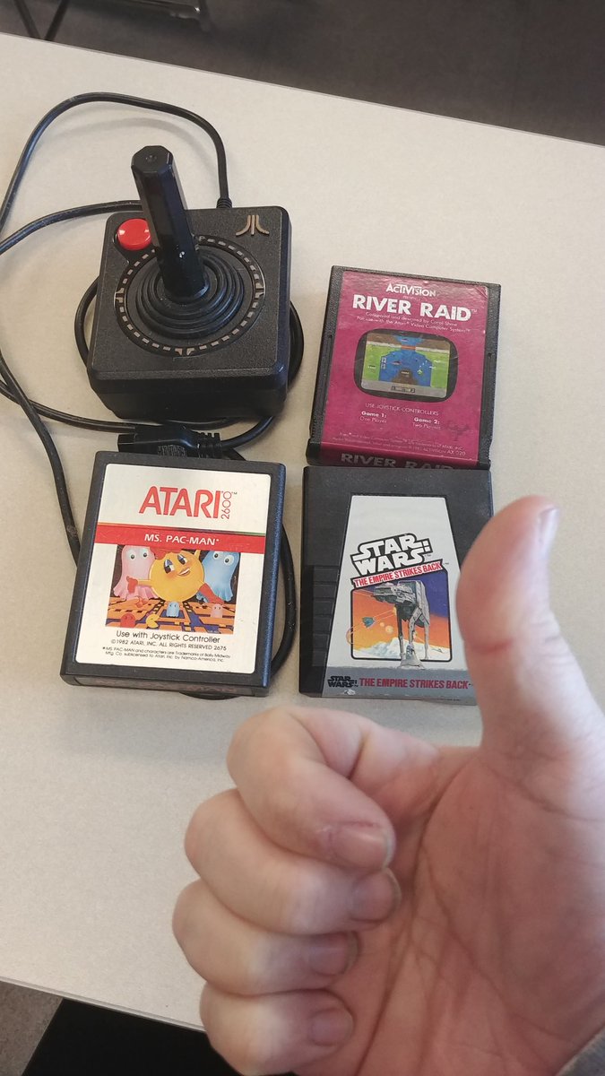 My #TBT, the #atari2600 <a href="/MBazketball/">Michael Basler</a> @Doc_Brown_LL <a href="/LHSManeline/">LHS Maneline</a> <a href="/MrsBoneLHS/">Megan Bone</a> <a href="/LHStheRoar/">LHS The Roar 🦁</a>
