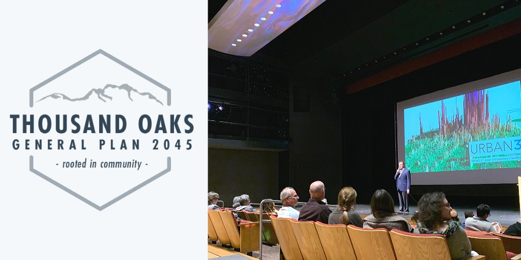CityofTO's tweet photo. @toaks2045 hosted a Community Forum last night featuring an award-winning urban planner and if you missed it, you can watch it here 👉 https://t.co/VbgDkbacxW
#thousandoaks #generalplanupdate #communityinaction https://t.co/7YLrEPphPS