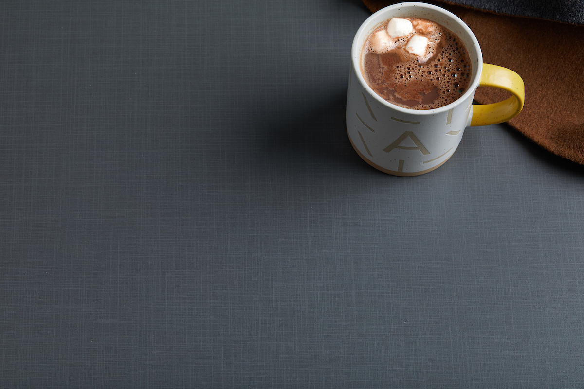 Cozy and charming, the Danish concept of “hygge” helps us get through the winter months. Small-scale abstracts, like our dark linen, P414 Chambray Ombré, add a quiet and comforting element to any design. 
arborite.com/chambray-ombr?…