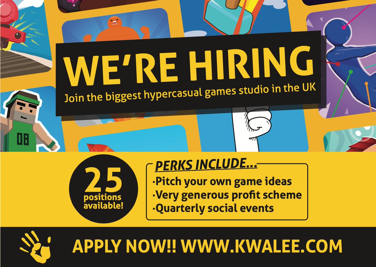 kwalee's tweet photo. We're going to be at Interactive Futures on Friday and Saturday and we'd love to meet you if you're around so come and say hi!
#interactivefutures #kwalee #greatplacetowork https://t.co/mggVJucsev