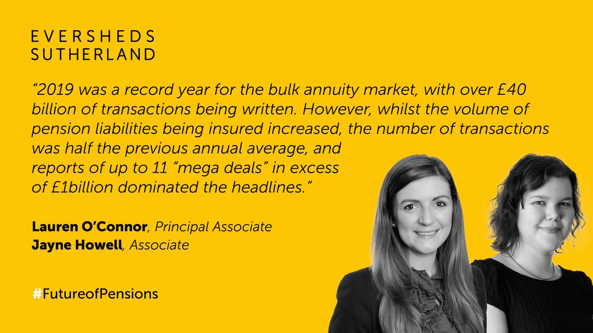 ESpensionlaw's tweet photo. CLICK: https://t.co/aRH6FJ6Pw8 Our latest @mallowstreet #futureofpensions blog looks at bulk annuities for smaller schemes. Find all our blogs plus much more on the hub: https://t.co/EgCY8gu6sZ https://t.co/dhaRXO4jqQ