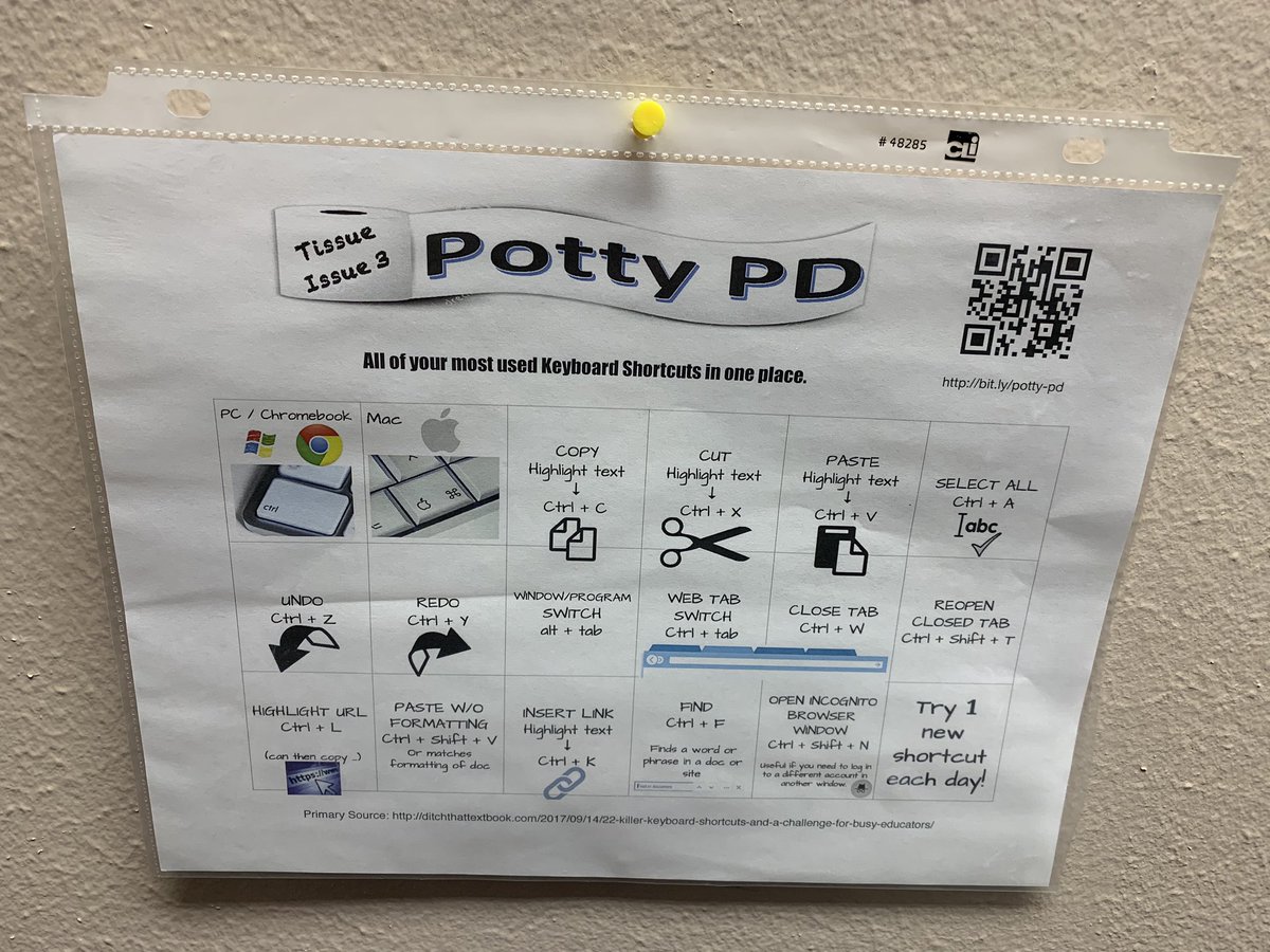 dcespanthers's tweet photo. Potty PD for those learn “on the go” moments. @EdTechAPS @ABQschools #ADayInSchool #EdTechInABag https://t.co/O38EPcfyBD