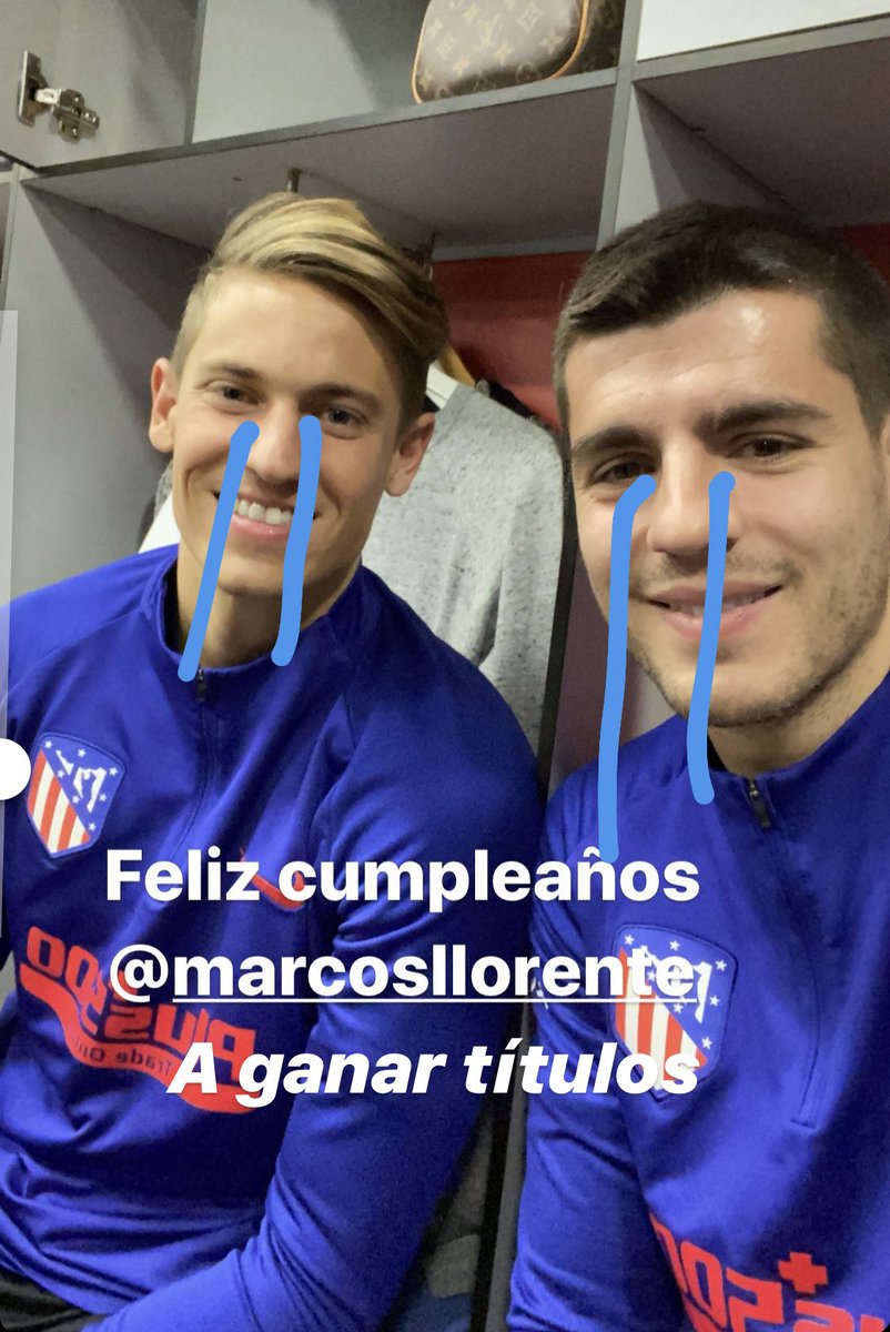 MuflonB's tweet photo. Felicidades crack @marcosllorente @AlvaroMorata https://t.co/CPFo2nq9EQ