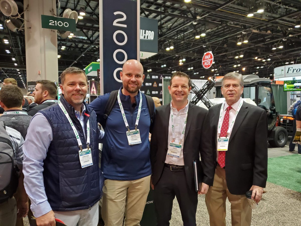 StephenLindsay1's tweet photo. Privileged to call these men my mentors throughout my career in the turfgrass industry, great to catch up with them all in Orlando @GCSAA_GIS #network #education #osuturf https://t.co/lSBMjv9gLz