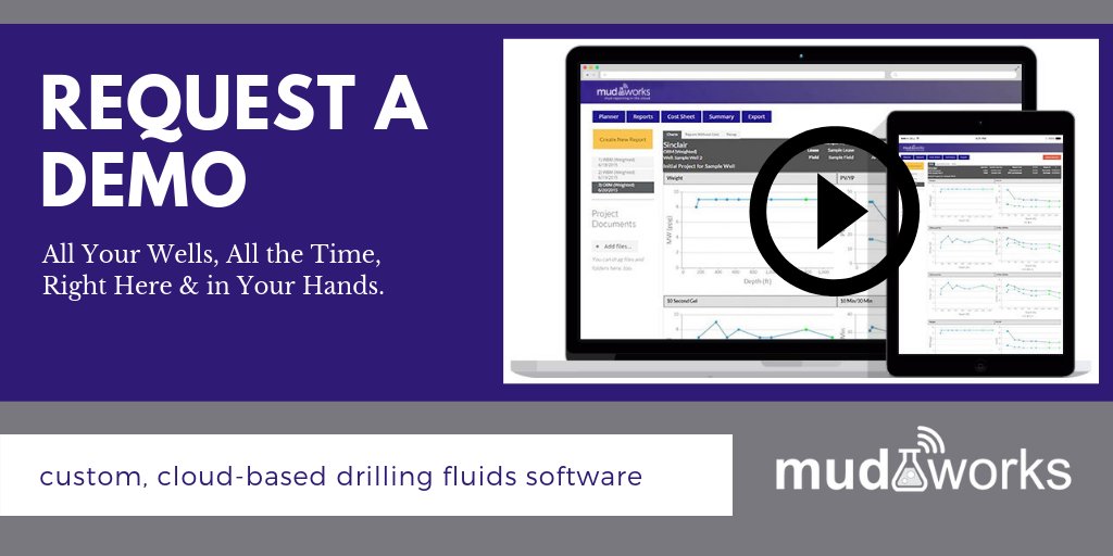 MudWorks's tweet photo. The MudWorks software solution is not just about mud reporting. It is a well planning tool that allows you to estimate time and expense & even generate bids for projects. Request a Free Demo today!
https://t.co/a9ENSLzmU8 #drillingfluids #mudengineers #cloudbasedsoftware https://t.co/kRsOdUhX12