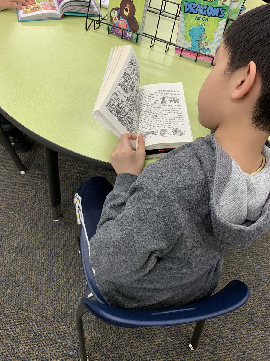 mrsramirezmlk's tweet photo. We love days when we get to pick a new book and find the perfect spot to read. “Adventure is just a page away.” @MLK_Library @mlk_elementary #mlkpride https://t.co/hjhF6KUT8P