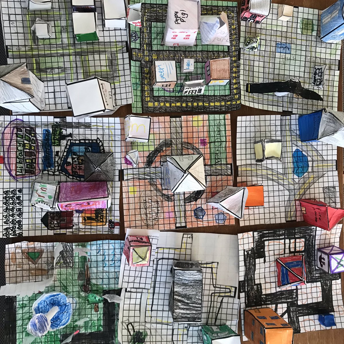 MrsGeorgeHHS4's tweet photo. We had a blast journaling about the perfect city, applying for permits, planning, and building a city using our knowledge of geometry! #geometrycity @CPerrySTEM @MrsWyland_HHS https://t.co/bzDapbbG8z