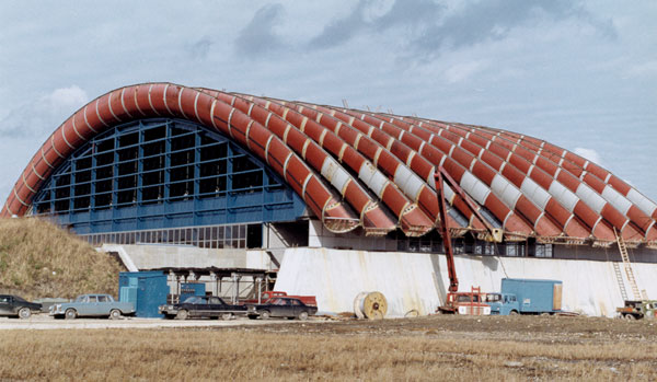 Meson lab under construction.