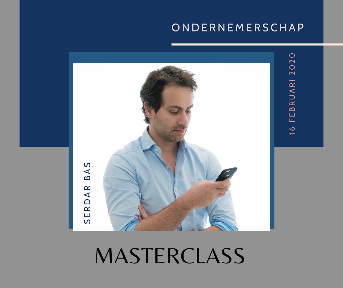 NeclaKocak040's tweet photo. MASTERCLASS ONDERNEMERSCHAP
Datum: Zondag 16 februari 2020
Tijd: 14.00 - 18.00 uur 
Plaats: Eindhoven
Kosten: € 69,- per persoon
Voertaal: Turks 

Voor vragen en informatie neem gerust contact met ons op. 

Necla Kocak
info@afiliwork.nl
06.52513863 https://t.co/LMDOb7fc09