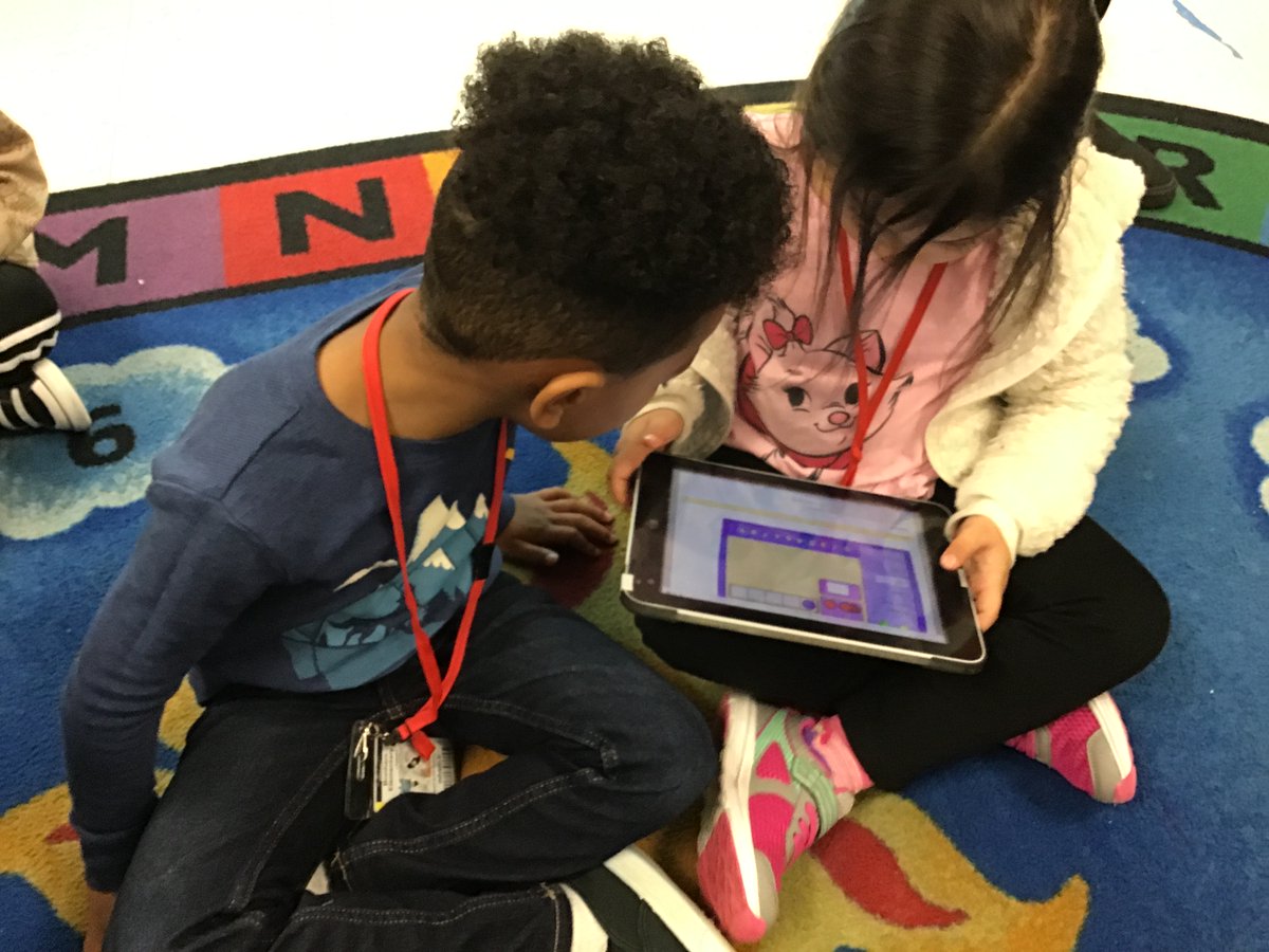 BonhamEarlyEd's tweet photo. Mrs. Infante, DLE PK teacher at Bonham Early Education Center,  is using DL partners and technology to enhance learning and to promote language development and problem-solving skills. https://t.co/tKah6t2jnu