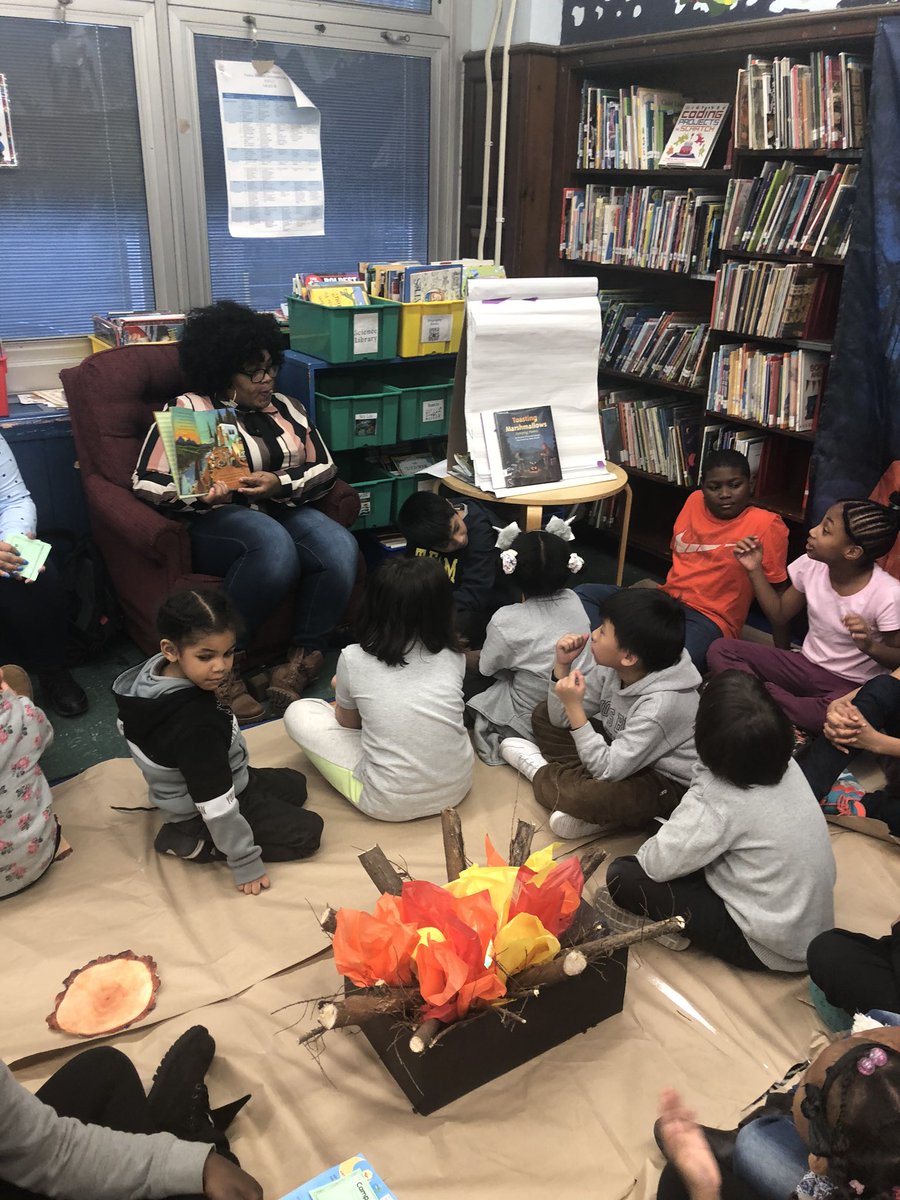 DionneJaggon's tweet photo. “A Camping Spree with Mr. Magee” I love our teachers and ULIT Coach going over and beyond to make literacy engaging by reading by the campfire! #KnowEveryStudentWell at the #JewelOfLongIslandCity https://t.co/dqqRICP8z3