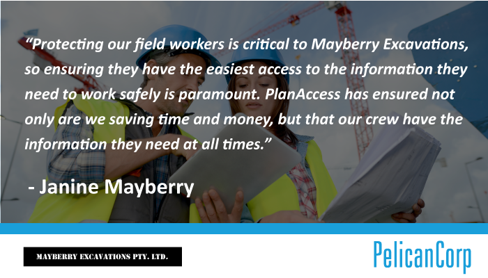 PelicanCorp's tweet photo. We're always pleased to hear positive feedback from our happy customers! Here's what Janine from Mayberry Excavations had to say about our online service, #PlanAccess.
To find out more information on PlanAccess visit: https://t.co/hFhU4PWvb6 https://t.co/v1u9spDjBS