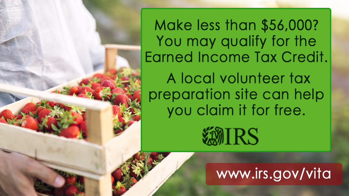IRSnews's tweet photo. #EITC is a refundable credit. If you qualify and claim it, you could pay less in taxes or get a bigger #IRS refund https://t.co/AqeTmmpsRX https://t.co/4AnF5qKLCG