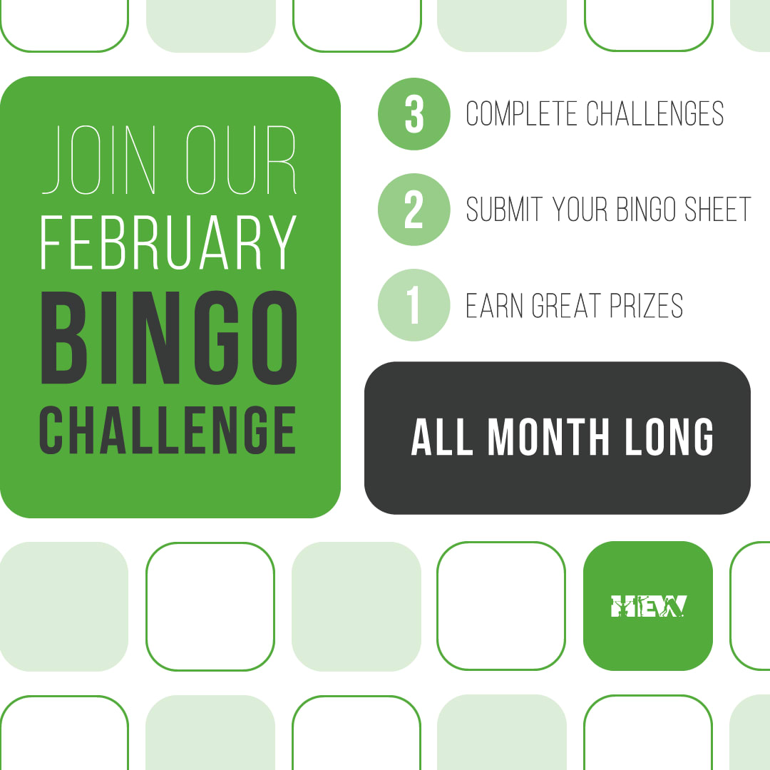 hewdadeland's tweet photo. ⭐ EARN PRIZES ⭐ GET FIT ⭐ CHALLENGE YOURSELF ⭐
This February at HEW, grab a Bingo card at the front desk and see how many boxes you can fill in. Get ready for some fun! #hewbingo #hewfitness #coming soon https://t.co/c8VvtNUO1k