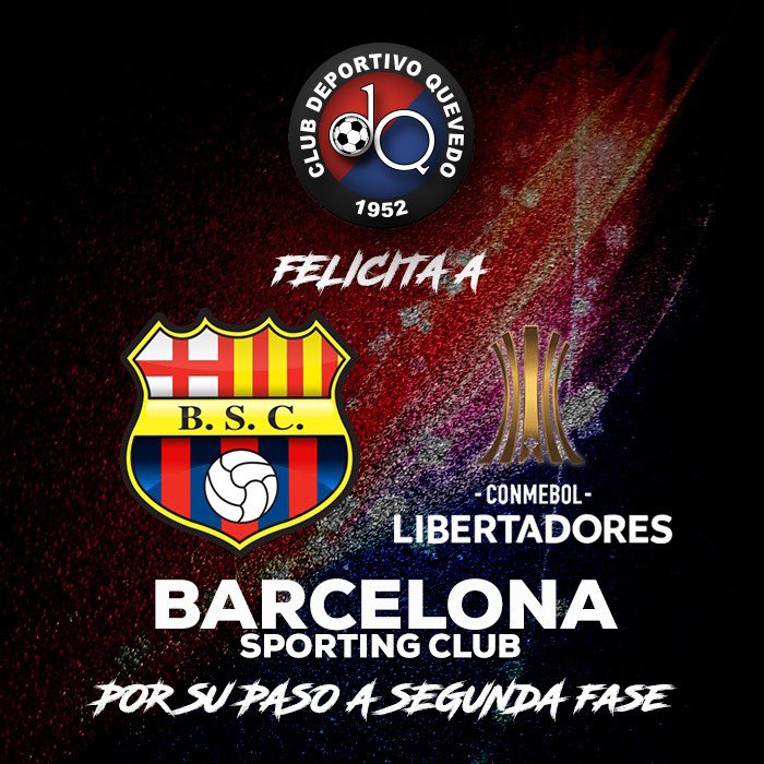 ¡F E L I C I T A C I O N E S! 💛💪🏽
•
<a href="/BarcelonaSC/">BARCELONA S.C.</a>
