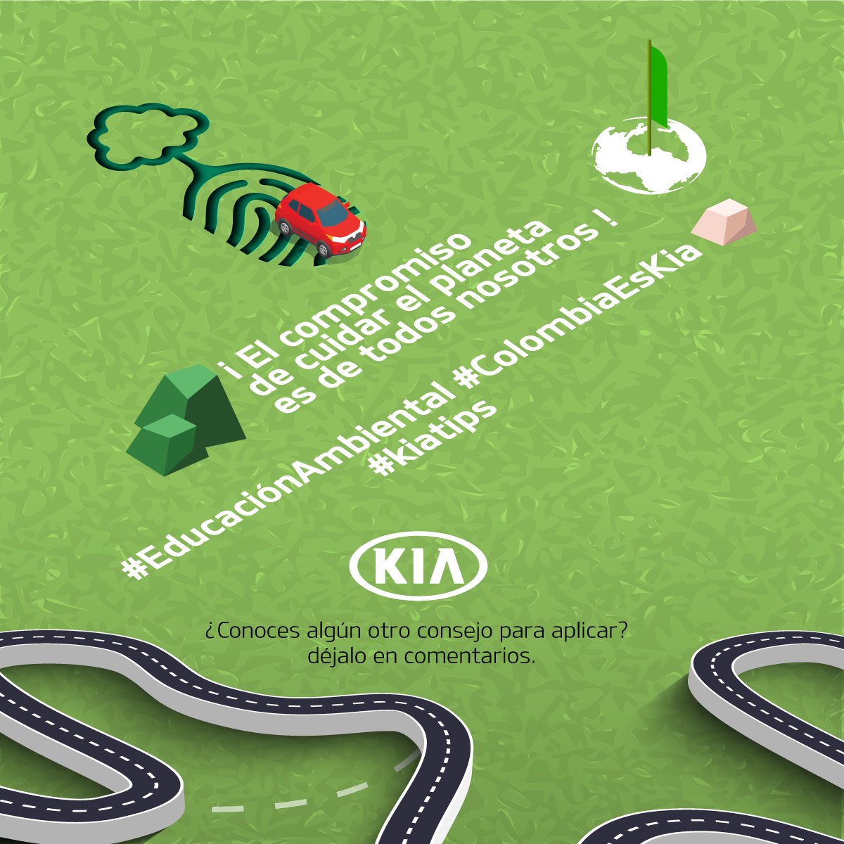 KiaArmotor's tweet photo. Queremos compartir contigo algunos consejos útiles que debes aplicar a la hora de conducir

¡el compromiso de cuidar el planeta es de todos nosotros ¡🌎🍀💧 

¿Conoces algún otro consejo para aplicar?  déjalo en comentarios:

#EducacionAmbiental #ColombiaEsKia #KiaTips https://t.co/Fzc7eC4fNF