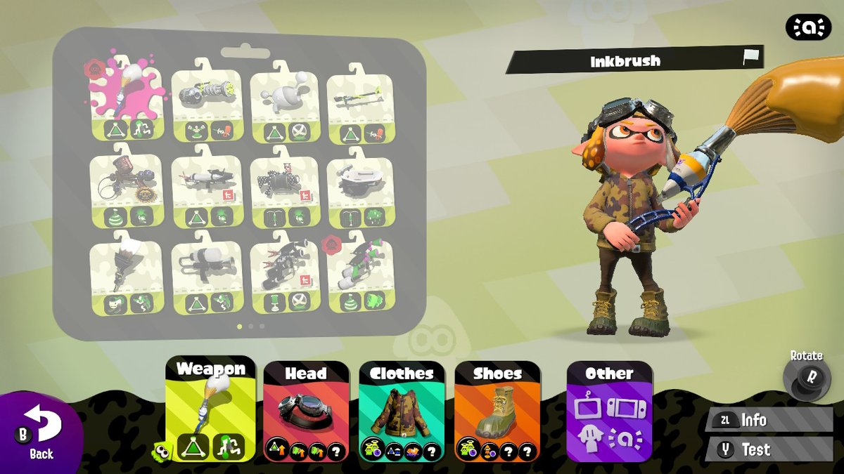 HunterCoates5's tweet photo. Here are my two Splatoon 'sonas: Mackenzie (left) and Mayor Hunter (right). They're best frenemies. #Splatoon2 #NintendoSwitch https://t.co/IpVc94dmiu