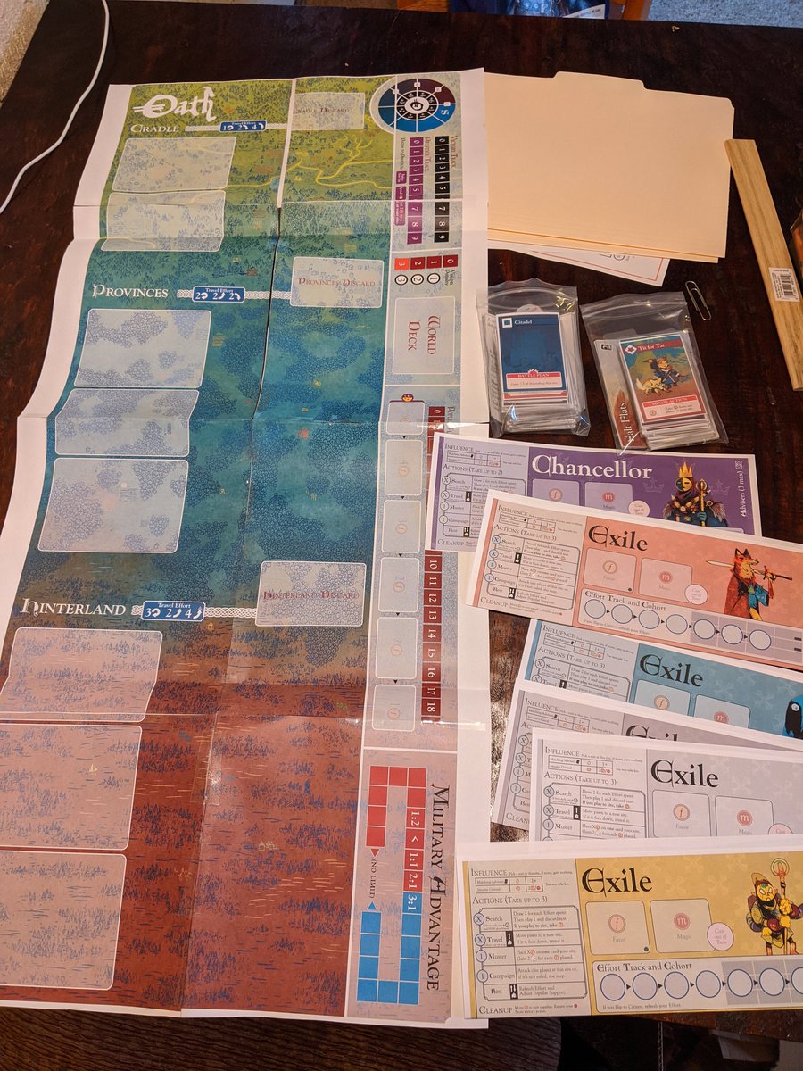 It's a <a href="/LederGames/">Leder Games</a> kinda day. Built oath and got a sweet delivery
