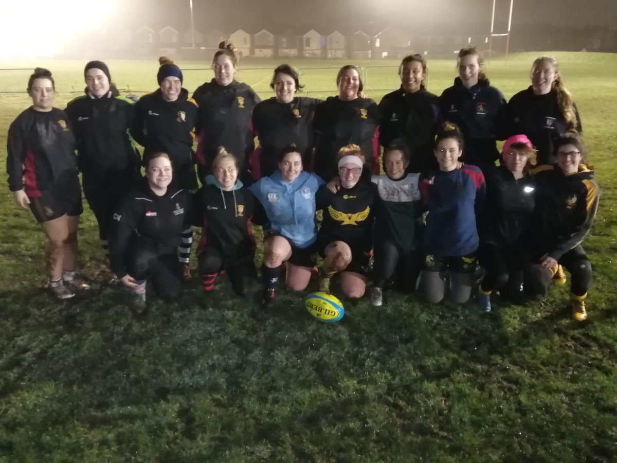 83beckamurphy's tweet photo. We all look beautiful ๐ Preparing for our 1st Cup game ๐ช #proplife @WSHawksLadies @AllWalesSport #myteam #scrummage #lineout #girlsthatcan https://t.co/WLhLiIA8Nm