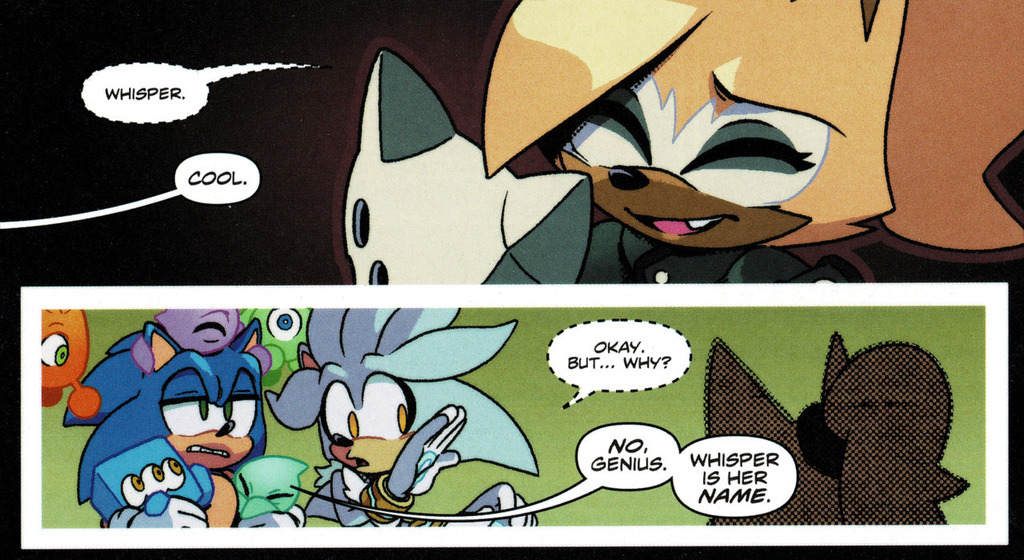 Sonic The Hedgeblog on Twitter: "Whisper revealed, from IDW's 'Sonic The  Hedgehog #8. @SpiritSonic https://t.co/MVd5NfYjnO… "
