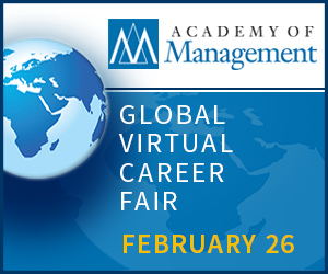 AOMConnect's tweet photo. Employers: looking to fill a position within your organization? Register for AOM's Virtual Career Fair taking place 26 February. Select candidates from across AOM's Divisions/Interest Groups. Choose your time - it all happens online! To learn more visit https://t.co/EHYfsT3YxF https://t.co/Z9oBC0ykjg
