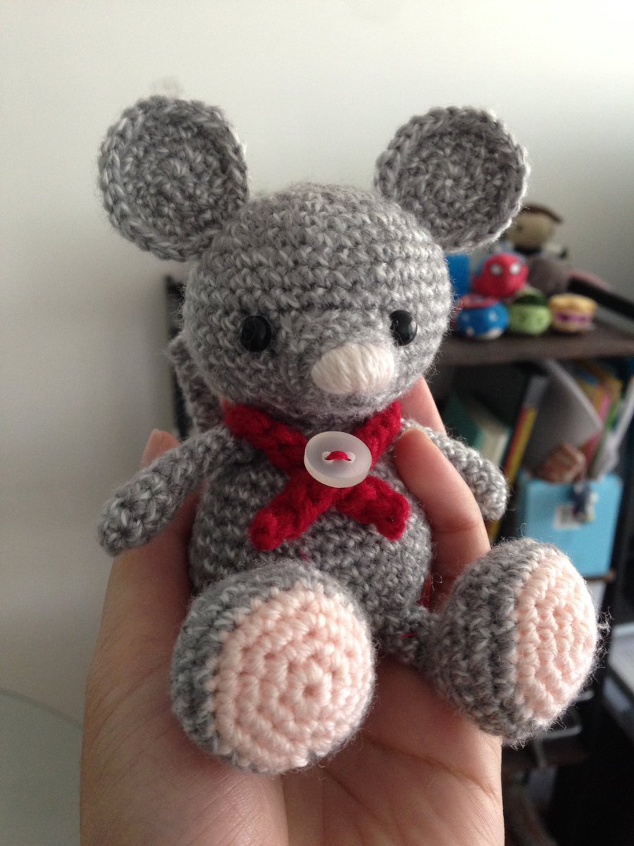 yoloXpr's tweet photo. In honor of the year of the rat! 🐭 #Amigurumi #crochet #ChineseNewYear2020 #YearoftheRat https://t.co/zHnSGpFrMc