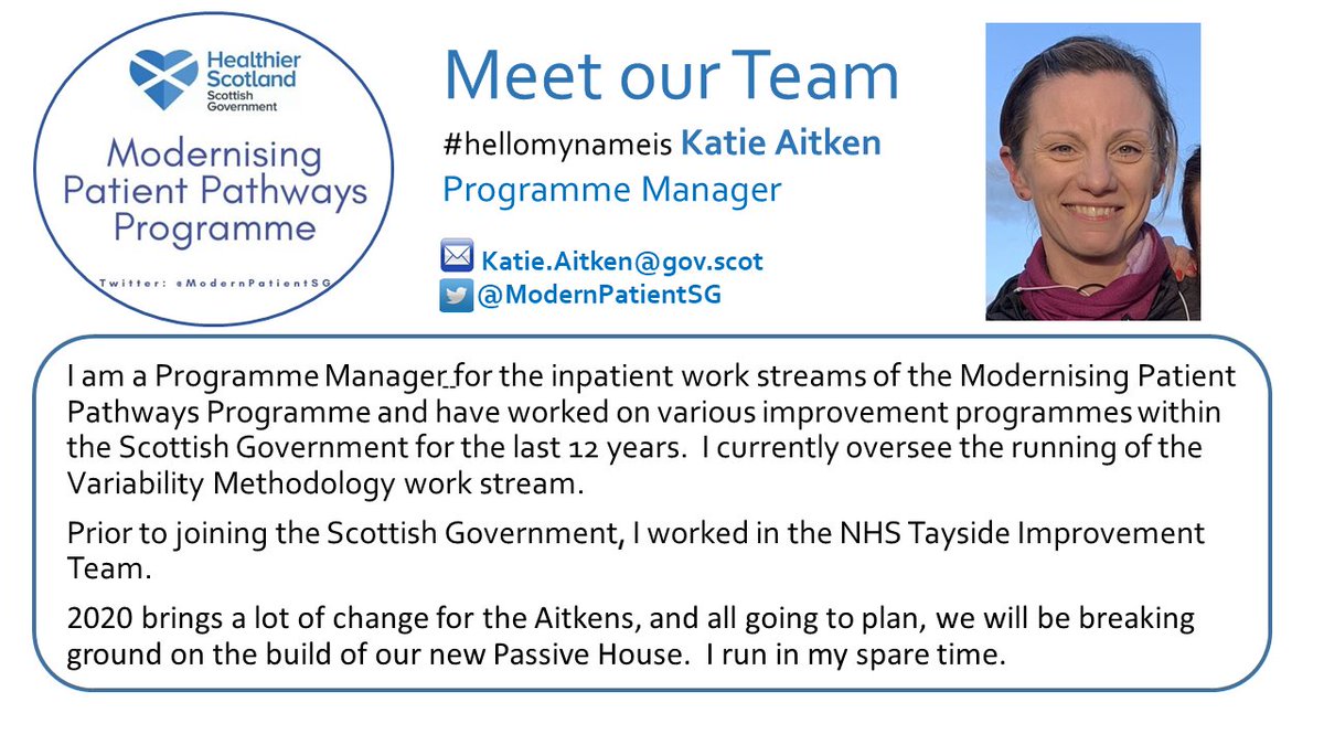 Modernising Patient Pathways Programme, Katie Aitken