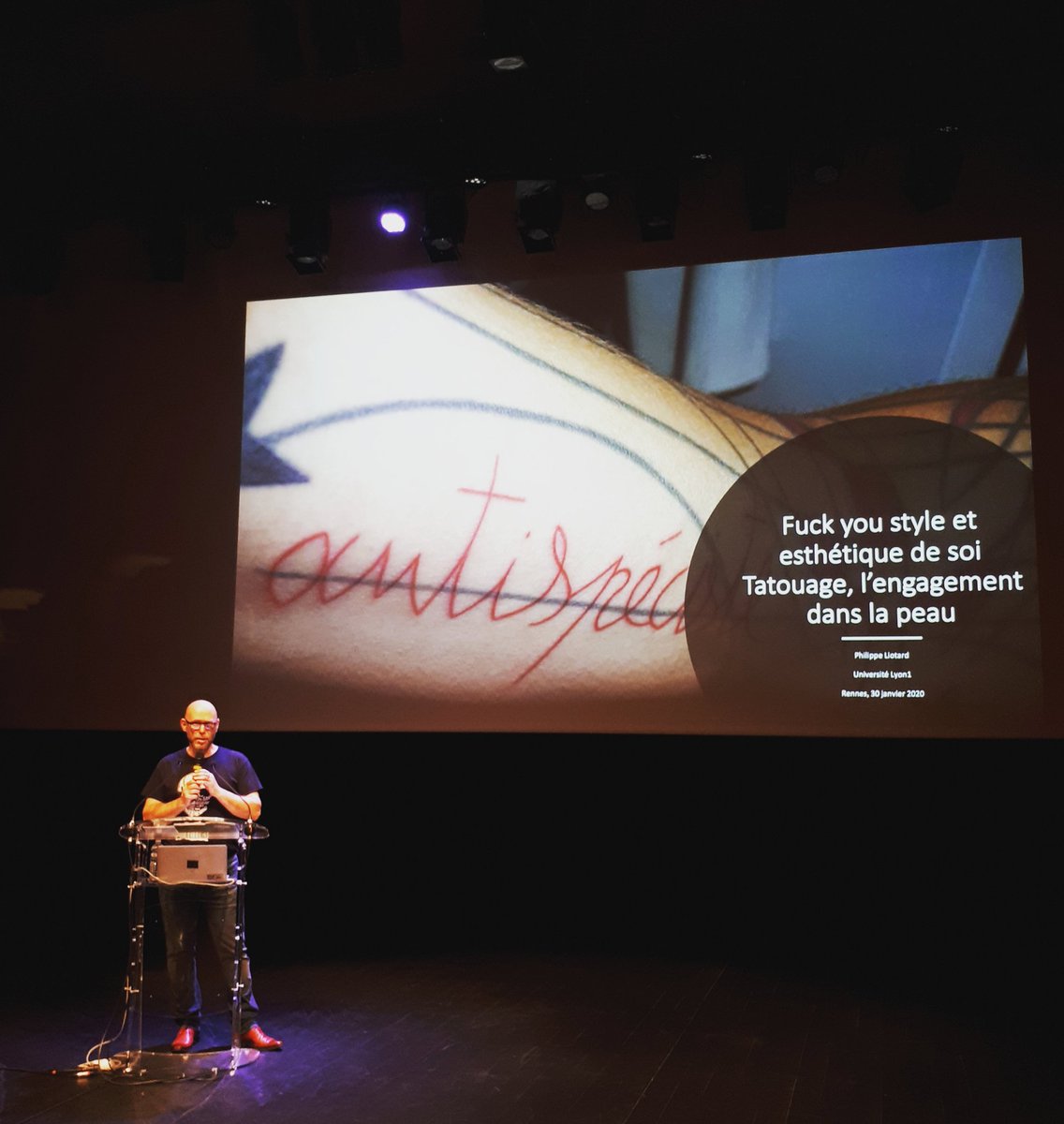 Philippe Liotard sur le plateau du Tambour