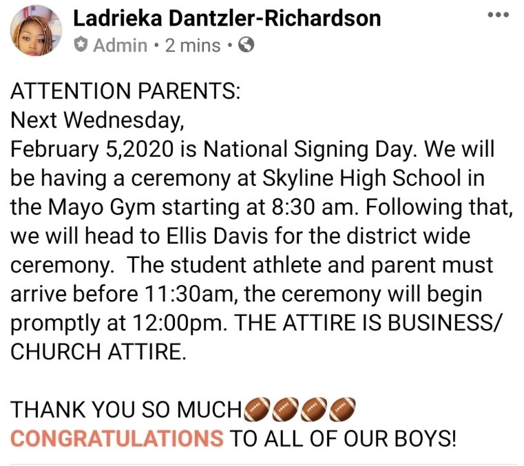 Skyline High School (@skyline_raiders) on Twitter photo 