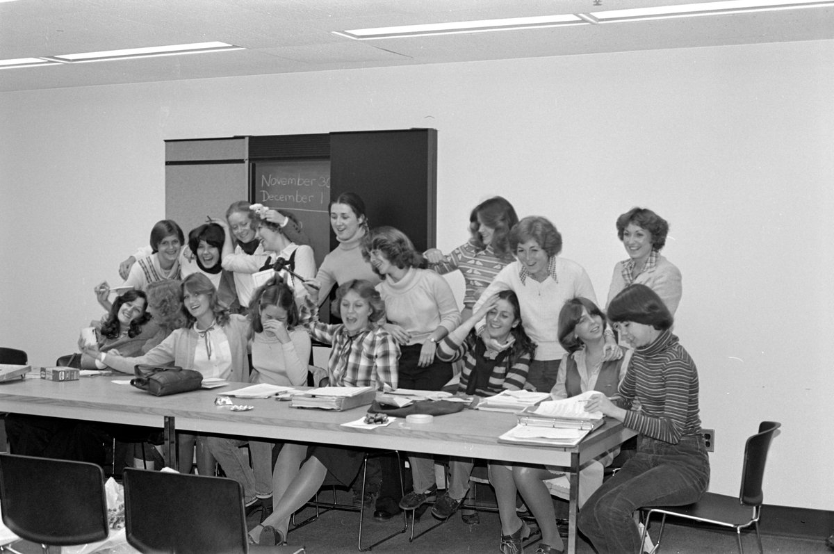frostburgalumni's tweet image. Today's Throwback Thursday is for you Alpha Xi Delta Sisters! Who do you recognize and what year was this photo taken by alum Tom Creamer '82? #tbt #AXiD