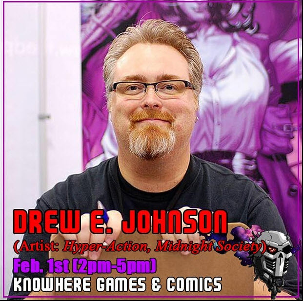 geeky_goddess01's tweet photo. Comic Book Fans, this Saturday, February 1st we will be having the @BigBlueComics crew at the shop for a signing. The talent behind #TheResistants and #HyperAction have a brand new book out and you can get it @KnowhereGC @kjkaminski11 @Drew_E_Johnson @BenHerrera01 @TheResistants https://t.co/AwY20HevGT
