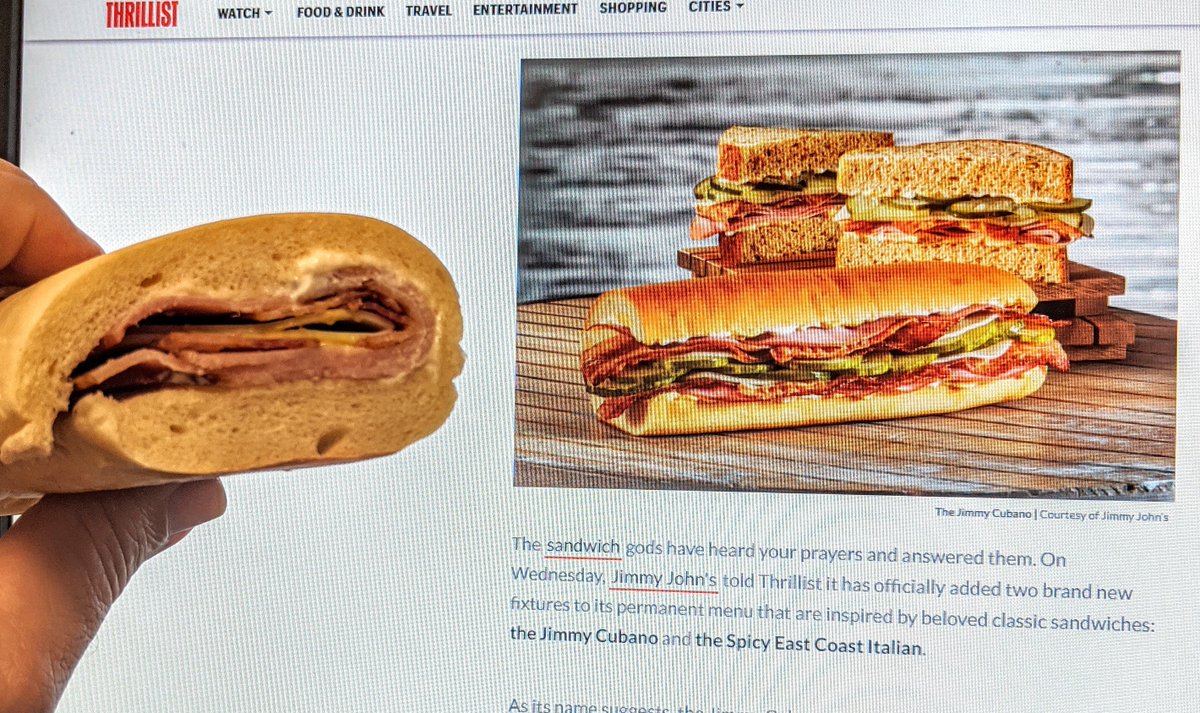 markapino's tweet photo. Hey look at the difference between marketing and reality @jimmyjohns #notasandwich #thatshowyouorderedit #sadcustomer https://t.co/GQH4SirZmR