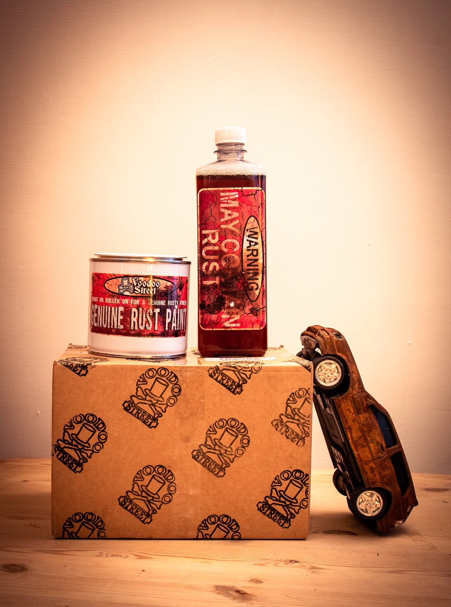 voodoostreet's tweet photo. Voodoo Street’s rust paint is a low VOC versatile paint - for all your upcycle needs.  See our online gallery for inspiration.  #rust #paint #hotrod #craft #ratrod #steampunk #patina #salvage #onlineshopping #upcycle
https://t.co/DgyvpILI37 https://t.co/Sbh83tW0kW