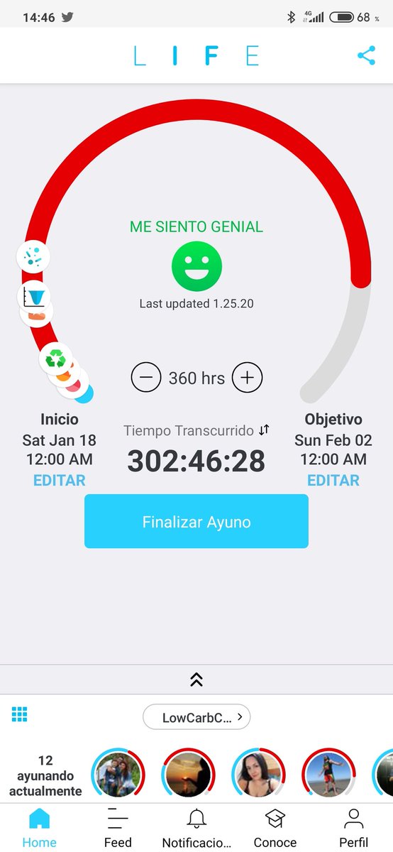 kingafricamusic's tweet photo. Almost 303 hours acomplished
Less than a 58 hours more to go #ayunoprolongado #prolongedfasting
#ellimitesosvos
#thelimitisyou
#desafio15dias
#fifteendayschallenge ✊💪
@lowcarbusa @MetodoGrez #lowcarbchile #keto #carnivore
If low your insulin you gonna boost your will power. https://t.co/8oacD7fVad