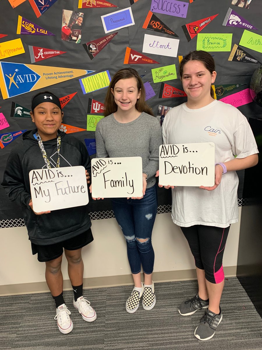 AvidCain's tweet photo. Having some fun working on recruitment for our incoming 6th graders!!!  @CainConnection  #WEAREAVID #Limitless #AVID https://t.co/bNvTze2Kit