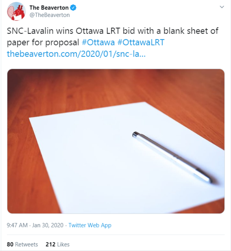 TrendifyLive's tweet photo. What are the hot trends,right now #ottawa 2020? @TrendifyLive
#OttawaLRT #HomelessnessEmergency
Top Shared/influencers
1) @CBCOttawa
2) @TheBeaverton
3) @grahamctv
4) @ctvottawa
5) @colbeta_
6) @lrt_and
7) @cmckenney
8) @CFRAOttawa
9) @maddyeisenberg
10)@alexthepuffin https://t.co/XtAny8OORh