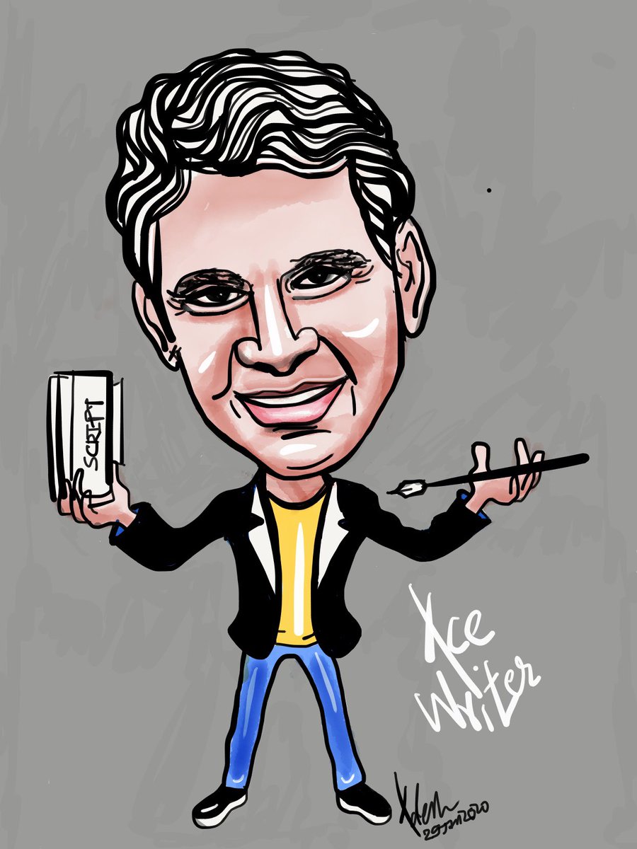 AdeshBhatt's tweet photo. Small caricature for Wonderful Script Writer of Bollywood and Lead Writer of Kapil Sharma Show @GoswamiAnukalp #Anukalpgoswami #kapilsharmashow #kapilsharma #bollywood #writer #bollywoodwriter #screenplaywriter #anukalp #scriptmaster #hindifilmindustry #caricature https://t.co/gHcKmnd3nx