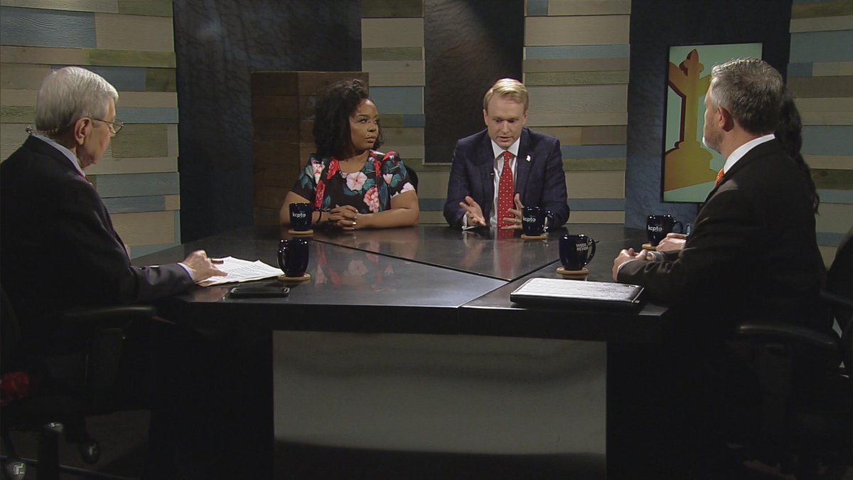 EMaterKCPBS's tweet photo. Tonight at 7 on #RuckusKC: 1on1 w/ Kansas 3rd Dist candidate Amanda Adkins. Ruckettes discuss the proposed sales tax for @KCMOFireDept, #ksleg battle over abortion rights &amp; the implications of a free fare bus system. https://t.co/zBEs6n9wxa