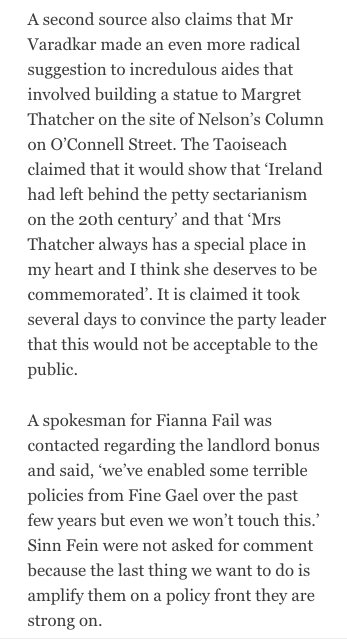 RebootedStef's tweet photo. Oh dear God, how out of touch are Fine Gael? A state funded Christmas bonus for landlords 'to encourage investment'! Lmao. Read the room lads. How the hell did this get sign off??! https://t.co/wyrJ5o7ugQ