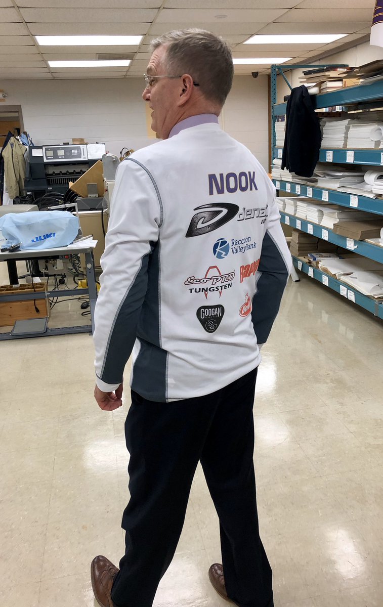 GrafxUni's tweet photo. Loved bringing @presidentatuni into our lab today and making him a custom shirt using our Direct to Garment Printer! https://t.co/fn7IELGZp4